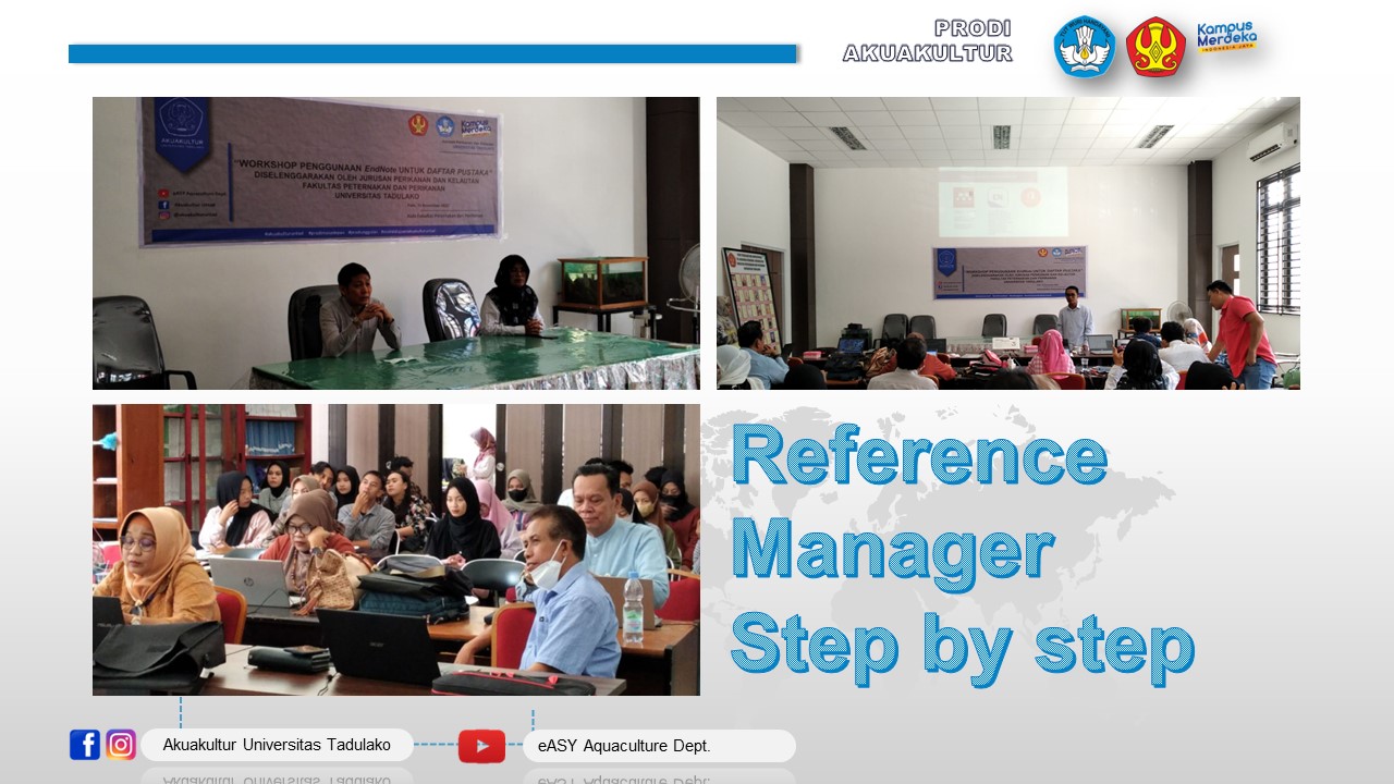 Read more about the article WORKSHOP REFERENCE MANAGER DAN KEBERSAMAAN
